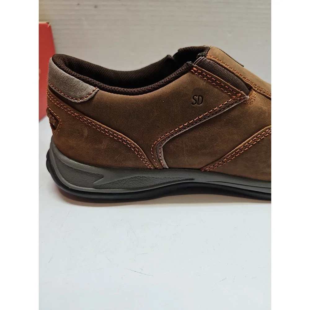 Red Wing Shoes 6705 Mens 10 E2 Brown Leather Safety Toe Slip On Work Shoes SD SR